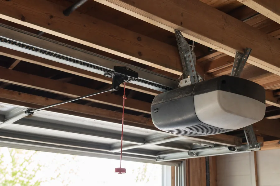 Chain drive garage door opener, rail and trolley in Georgetown, TX